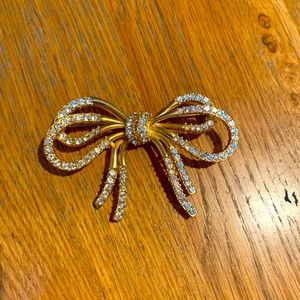 Gold Jeweled Bow